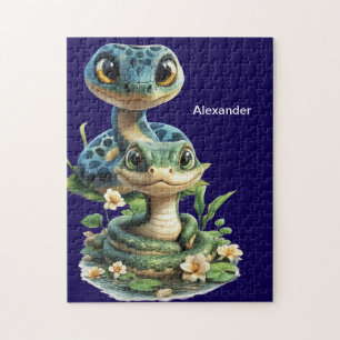 gepersonaliseerde slang legpuzzel