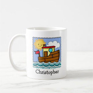Gepersonaliseerde sleepboot koffiemok