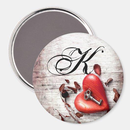 Gepersonaliseerde sleutel van het Hout van het Lan Magneet (Voorkant / Achterkant)