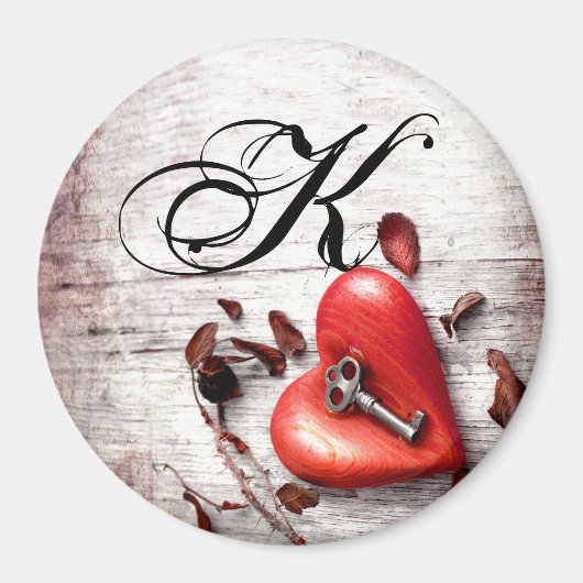 Gepersonaliseerde sleutel van het Hout van het Lan Magneet (Voorkant)