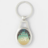 Gepersonaliseerde Sleutelhanger Beach Sunset Palmb (Voorkant)