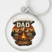 Gepersonaliseerde sleutelhanger Camping Vader Gegr (Voorkant)