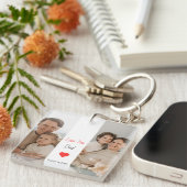 Gepersonaliseerde Sleutelhanger | Ik hou van je pa (Voorkant Rechts)