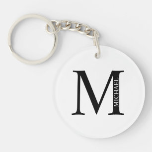 Gepersonaliseerde Sleutelhanger van het Monogram e