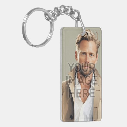 Gepersonaliseerde Sleutelhanger Verticale Afbeeldi (Voorkant Links)