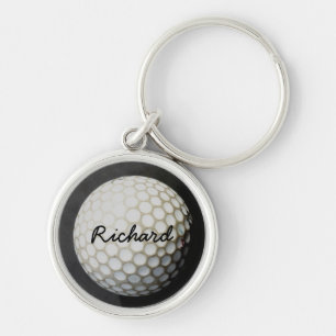 Gepersonaliseerde sleutelhanger voor golfer golfba