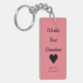 Gepersonaliseerde sleutelhanger werpt de beste gro (Voorkant Links)