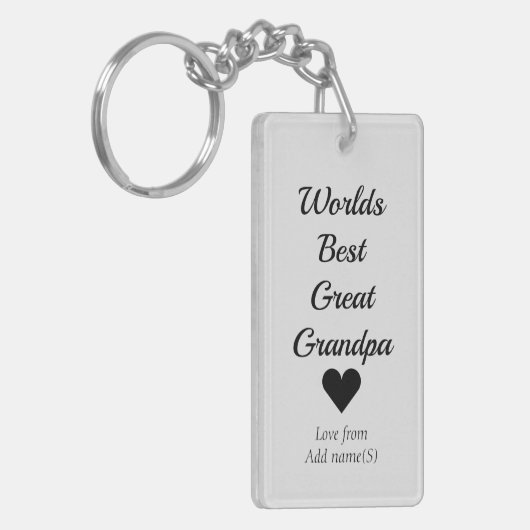 Gepersonaliseerde sleutelhanger werpt de beste gro (Voorkant Links)