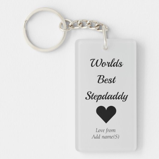 Gepersonaliseerde sleutelhanger werpt de beste ste (Voorkant)
