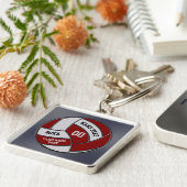 Gepersonaliseerde Sleutelhangers voor de volleybal (Zijkant)