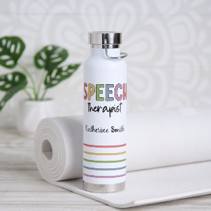 Gepersonaliseerde SLP Speech Therapist Waterfles