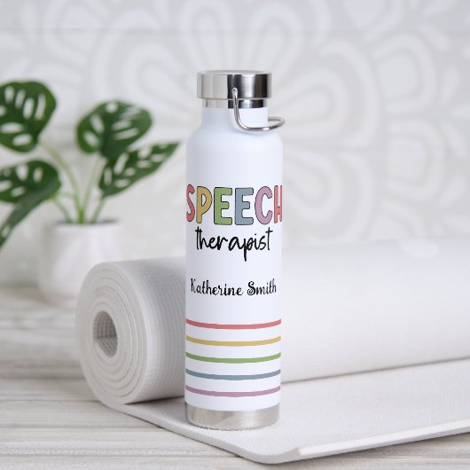 Gepersonaliseerde SLP Speech Therapist Waterfles (Yoga)