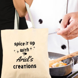 Gepersonaliseerde Smaakregels Chef Cook Foodie Gif Tote Bag