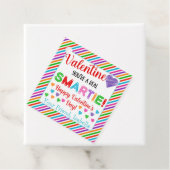 Gepersonaliseerde Smartie Valentijnsdag Bedankjes Labels (In situ)