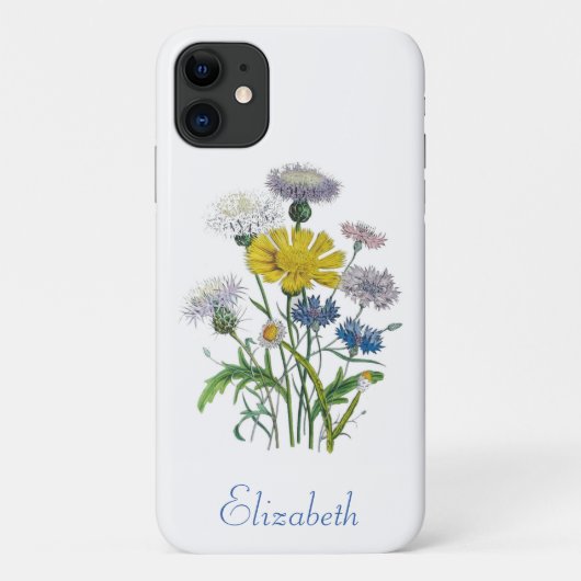 Gepersonaliseerde snijbloemen Case-Mate iPhone case (Achterkant)