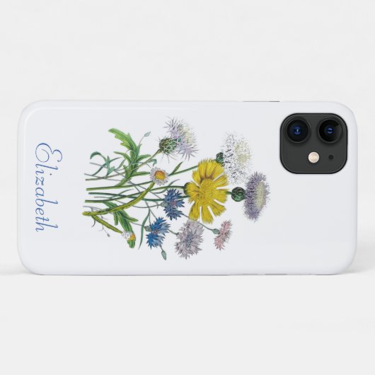 Gepersonaliseerde snijbloemen Case-Mate iPhone case (Achterkant (horizontaal))