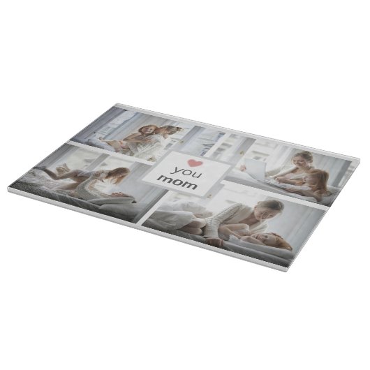 Gepersonaliseerde snijplank – Moederdag Gift (Hoek)