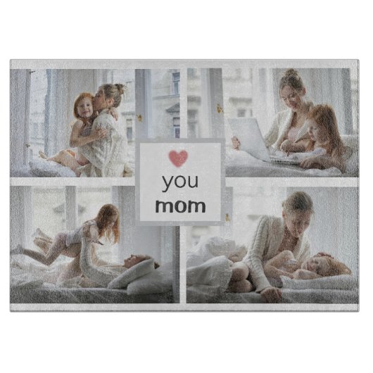 Gepersonaliseerde snijplank – Moederdag Gift (Voorkant)