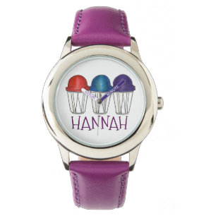 Gepersonaliseerde Snocone Italiaans Shaved Ice Sno Horloge