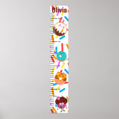 Gepersonaliseerde Snoep Print Schattigee Baby groe (Voorkant)