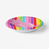 Gepersonaliseerde Snoep regenboog papier kommen (Gebogen)