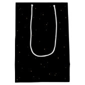 Gepersonaliseerde Snowberry + Eucalyptus Kerstmis Medium Cadeauzakje (Achterkant)