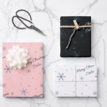 Gepersonaliseerde Snowflakes Merry kerstnaam