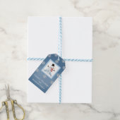 Gepersonaliseerde Snowman Gift Labels Cadeaulabel (Met Touw)
