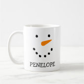 Gepersonaliseerde Snowman-Mokken Koffiemok (Links)