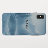 Gepersonaliseerde Snowy Landscape Telefoonhoes Case-Mate iPhone Case (Achterkant (horizontaal))