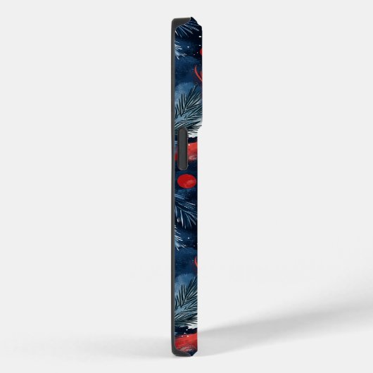 Gepersonaliseerde Snowy Nights Kerstmis Case-Mate iPhone Case (Achterkant / Rechts)
