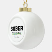 Gepersonaliseerde Sobriety Gift Recovery Ornament (Rechts)