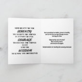 Gepersonaliseerde Sobriety Kaart - Angel Wings (Binnen)