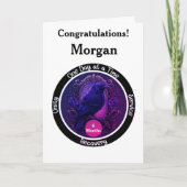 Gepersonaliseerde Sobriety Milestone Kaart (Voorkant)