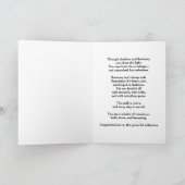 Gepersonaliseerde Sobriety Milestone Kaart (Binnen)