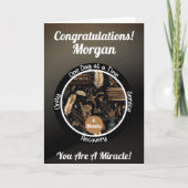 Gepersonaliseerde Sobriety Milestone Kaart - Boeke (Voorkant)