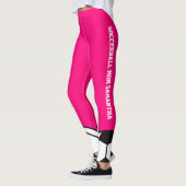 Gepersonaliseerde SoccerBall Moeder Moederdag Leggings (Links)