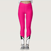 Gepersonaliseerde SoccerBall Moeder Moederdag Leggings (Voorkant)