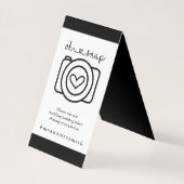 Gepersonaliseerde Social Media Hashtah Sign - Huwe Kaart (Voorkant)