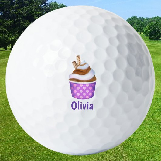 Gepersonaliseerde Soft Serve Ice Cream Golfballen
