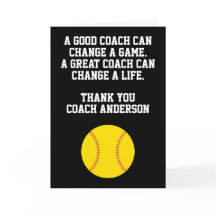 Gepersonaliseerde Softbalcoach van Teamspelers
