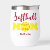 Gepersonaliseerde Softball Moeder Moederdag (Links)