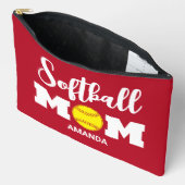 Gepersonaliseerde Softball Moeder Moederdag Etui (Open)