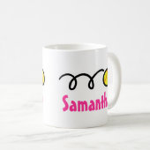 Gepersonaliseerde softball mok met klantgerichte n (Voorkant rechts)