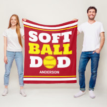 Gepersonaliseerde Softball Papa Vaderdag