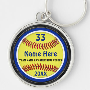 Gepersonaliseerde Softball Senior Night Giften Sleutelhanger