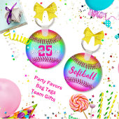 GEPERSONALISEERDE Softball Sleutelhangers, met Naa Sleutelhanger