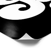 Gepersonaliseerde Softball Speler VOEG NAAM TOE Re Perfect Poster (Hoek)