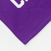 Gepersonaliseerde Softball Team geeft Jouw tekst, Fleece Deken (Hoek)