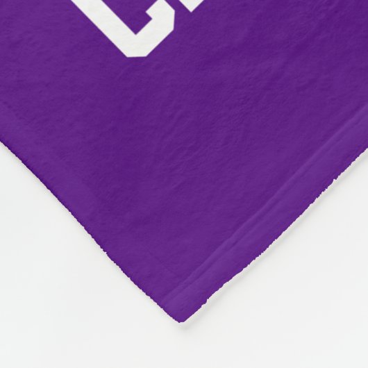 Gepersonaliseerde Softball Team geeft Jouw tekst, Fleece Deken (Hoek)